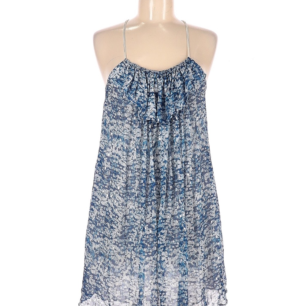 Isabel Marant Blue and White Patterned Dress
